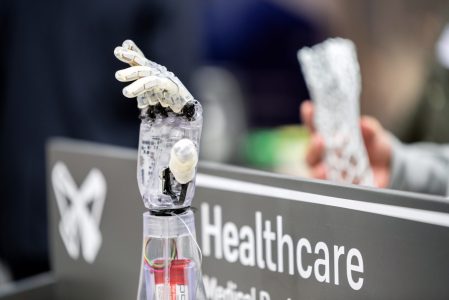 Healthcare Exponat auf Formnext 2025. Copyright Formnext Mesago Messe Frankfurt, Mathias Kutt.